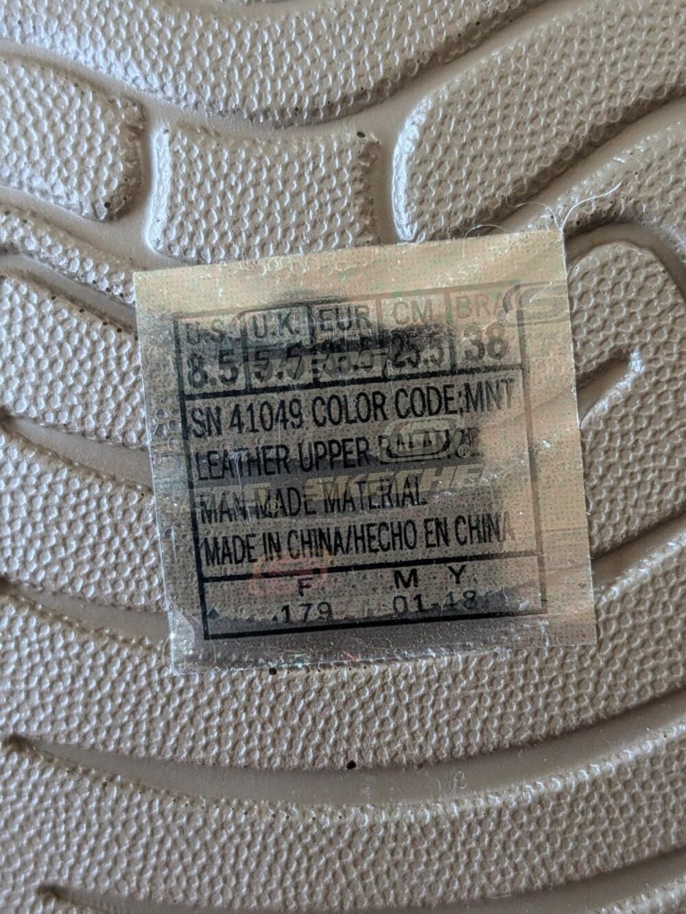 Skechers memory foam, peep toe, mint green, wedge sandals Size 8.5 NWT - Picture 5 of 5